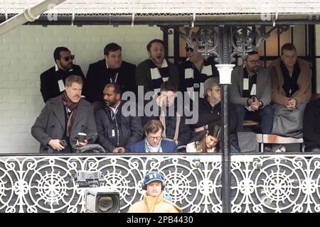 Marcelo Gallardo (Argentine) regarde pendant le match de Premier League entre Fulham et Arsenal à Craven Cottage, Londres, le dimanche 12th mars 2023. (Photo: Federico Guerra Maranesi | MI News) Credit: MI News & Sport /Alamy Live News Banque D'Images