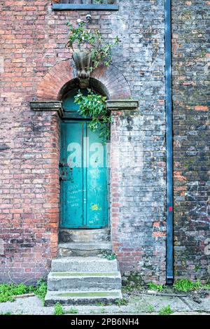 Porte d'entrée de l'entrepôt des quais de Liverpool Banque D'Images