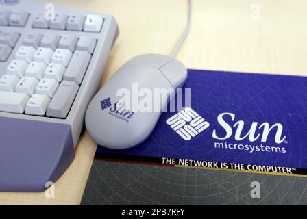 An Sun Microsystems Inc. Mouse Pad, Mouse, And Keyboard Is.