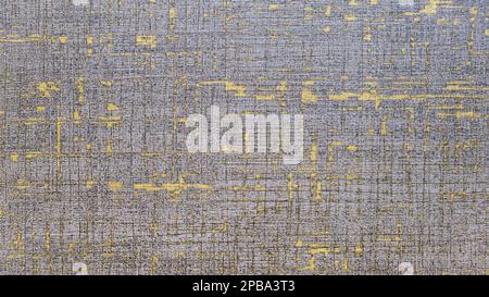Texture abstraite peinte à la main en bleu et jaune pour l'arrière-plan Banque D'Images