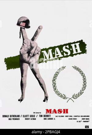 L'affiche de film, MASH, 1970 Banque D'Images