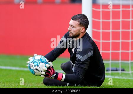 12-03-2023: Sport: PSV v Cambuur EINDHOVEN, PAYS-BAS - MARS 12: Gardien de but Joel Drommel (PSV Eindhoven) pendant le match Eredivisie PSV Eindhoven Banque D'Images