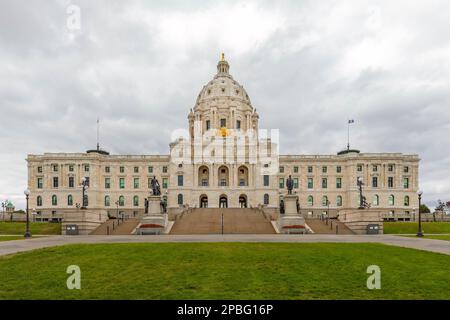 Capitole de l'État du Minnesota à Saint Paul Banque D'Images