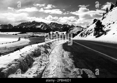 Stanley, Idaho en hiver Banque D'Images