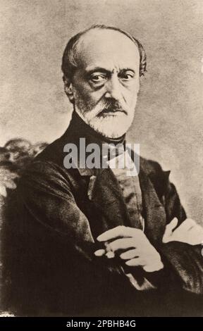 1860 c, GRANDE-BRETAGNE : le politicien italien GIUSEPPE MAZZINI ( 1805 - 1872 ) à Londres , Photo de Domenico Lama - POLICO - POLITICA - POLITIC - Unità d'Italia - Risorgimento - foto storiche - foto storica - portrait - ritratto - barbe - barba - sigaro - cigare - fumatore - fumo - fumée - fumeur ---- Archivio GBB Banque D'Images