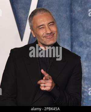 Beverly Hills, États-Unis. 12th mars 2023. Taika Waititi participe à la Vanity Fair Oscar Party 2023 au Wallis Annenberg Center for the Performing Arts on 12 mars 2023 à Beverly Hills, Californie. Photo: Crash/imageSPACE/Sipa USA crédit: SIPA USA/Alay Live News Banque D'Images
