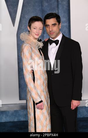 Andrea Riseborough et Karim Saleh assistent à la Vanity Fair Oscar ...