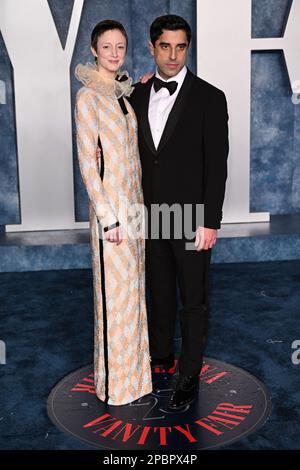 Andrea Riseborough et Karim Saleh assistent à la Vanity Fair Oscar ...