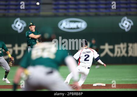 Tokyo, Japon. 13th mars 2023. Vue générale Baseball : 2023 World Baseball Classic First Round Pool B Game entre l'Australie et la République Tchèque au Tokyo Dome à Tokyo, Japon . Crédit : CTK photo/AFLO/Alamy Live News Banque D'Images