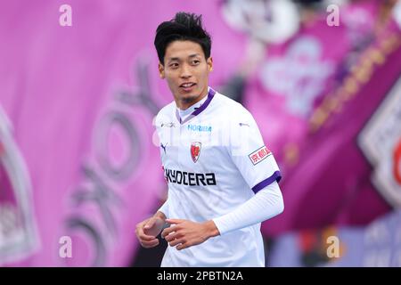 Kosuke Kinoshita (Sanga), 12 MARS 2023 - football : 2023 J1 match de ligue entre Shonan Bellmare 0-2 Kyoto Sanga F.C. au stade de Lemongas Hiratsuka, Kanagawa, Japon. (Photo de Naoki Morita/AFLO SPORT) Banque D'Images