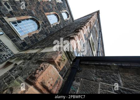 Excursion en prison sur Crumlin Road, Belfast, Irlande du Nord. Banque D'Images