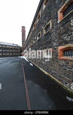 Excursion en prison sur Crumlin Road, Belfast, Irlande du Nord. Banque D'Images