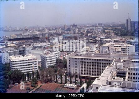 Vue Arial à Mumbai City, Maharashtra, Inde Banque D'Images