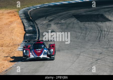 Sebring, Floride, États-Unis - 13/03/2023, 10 CULLEN Ryan (gar), KAISER Matthias (lie), AUBRY Gabriel (fra), Vector Sport, Oreca 07 - Gibson, action pendant le Prologue du Championnat du monde d'endurance FIA 2023, de 11 mars au 12 2023 sur le circuit international de Sebring à Sebring, Floride, Etats-Unis - photo Thomas fenêtre / DPPI Banque D'Images