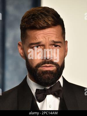 Beverly Hills, États-Unis. 12th mars 2023. Ricky Martin arrive à la Vanity Fair Oscar Party tenue au Wallis Annenberg Centre for the Performing Arts on 12 mars 2023 à Beverly Hills, CA. © OConnor-Arroyo/AFF-USA.com crédit: AFF/Alamy Live News Banque D'Images