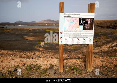 Janubio domaine d'intérêt scientifique zepa protection spéciale pour les oiseaux et le lagon Lanzarote, îles Canaries, Espagne Banque D'Images