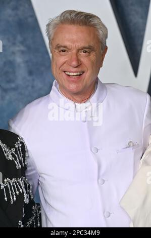 Beverly Hills, États-Unis. 12th mars 2023. David Byrne à la Vanity Fair Oscar Party 2023 au Wallis Annenberg Centre. Crédit photo : Paul Smith/Alamy Live News Banque D'Images