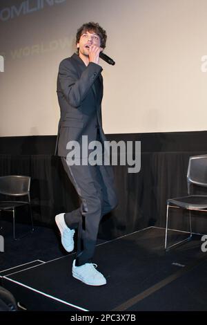 Tokyo, Japon. 13th mars 2023. Le chanteur Louis Tomlinson assiste à la première japonaise du film "All of them Voices" à Tokyo, Japon, lundi, 13 mars 2023. Photo par Keizo Mori/UPI crédit: UPI/Alay Live News Banque D'Images