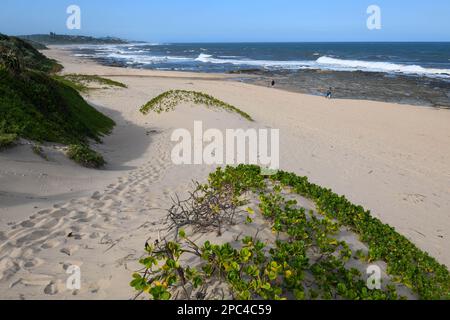 Vue sur Shelly Beach en Afrique du Sud Banque D'Images