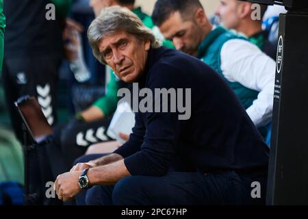 Directeur de Real Betis Manuel Pellegrini avant le match de la Liga entre Villarrea CF et Real Betis Balompie au stade de la Ceramica sur 12 mars, 202 Banque D'Images