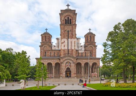 Belgrade, Serbie - 24 avril 2019: Saint Église de Mark ou Église de Saint-Marc Mark (serbe: Црква Светог Марка) est une église orthodoxe serbe située dans le Ta Banque D'Images