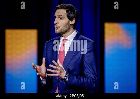 ROTTERDAM - Wopke Hoekstra (CDA) pendant le débat électoral d'EenVandaag pour les élections du Conseil provincial, de l'Université Erasmus à Rotterdam. ANP SEM VAN DER WAL pays-bas sortie - belgique sortie Banque D'Images