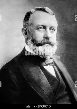 Portrait de l'industriel américain et patron d'art, Henry Clay Frick (1849-1919) par bain News Service Banque D'Images