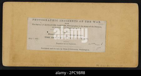 Exécution des conspirateurs. L'arrivée sur l'échafaudage. 7 juillet 1865. Guerre civile stéréo LOTS . Lincoln, Abraham, 1809-1865, assassinat, Washington (D.C.) , Pendaisons (exécutions), Washington (D.C.), 1860-1870, criminels, Washington (D.C.), 1860-1870. Banque D'Images
