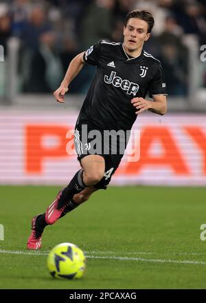 Turin, Italie, le 12th mars 2023. Nicolo Fagioli de Juventus pendant le match de la série A au stade Allianz, à Turin. Le crédit photo devrait se lire: Jonathan Moscrop / Sportimage Banque D'Images