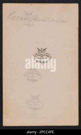 Major général Robert Anderson de l'état-major général Armée régulière infanterie en uniforme avec télescope / J. Gurney & son, 707 Broadway, New York. Collection de photos de la guerre civile de la famille Liljenquist , pp/papier liljpaper. Anderson, Robert, 1805-1871, États-Unis, Army, People, 1860-1870, Soldiers, Union, 1860-1870, Uniformes militaires, Union, 1860-1870, télescopes, 1860-1870, États-Unis, Histoire, Guerre civile, 1861-1865, personnel militaire, Union. Banque D'Images