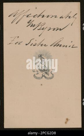 Le Brigadier général Byron Kirby de la Compagnie de cavalerie de l'Ohio de Burdsall et le 3rd Maryland Cavalry Regiment en uniforme / Bendann Bros., 207, rue Baltimore. Collection de photos de la guerre civile de la famille Liljenquist , pp/papier liljpaper. Kirby, Byron, 1829-1881, États-Unis, Army, Maryland Cavalry Regiment, 3rd (1863-1865), People, États-Unis, Army, People, 1860-1870, Soldiers, Union, 1860-1870, Uniformes militaires, Union, 1860-1870, États-Unis, Histoire, Guerre civile, 1861-1865, personnel militaire, Union. Banque D'Images