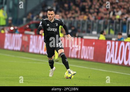 Turin, Italie. 12th mars 2023. Filip Koscic (Juventus FC) pendant Juventus FC vs UC Sampdoria, football italien série A match à Turin, Italie, 12 mars 2023 crédit: Agence de photo indépendante/Alamy Live News Banque D'Images