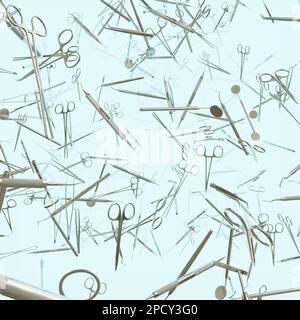 Illustration 3-D contexte de la publicité et du papier peint dans les scènes de santé et de microbiologie. Rendu 3D dans un concept décoratif. Banque D'Images