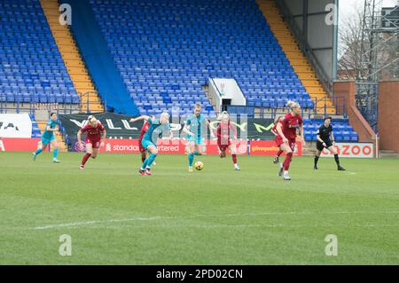 WSL Liverpool V Tottenham Hotspur au stade de Prenton Park, Liverpool score 2-1 à Liverpool (Terry Scott/SPP) crédit: SPP Sport Press photo. /Alamy Live News Banque D'Images