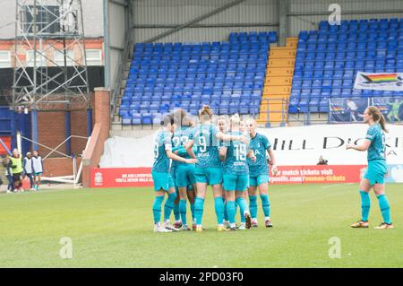 WSL Liverpool V Tottenham Hotspur au stade de Prenton Park, Liverpool score 2-1 à Liverpool (Terry Scott/SPP) crédit: SPP Sport Press photo. /Alamy Live News Banque D'Images