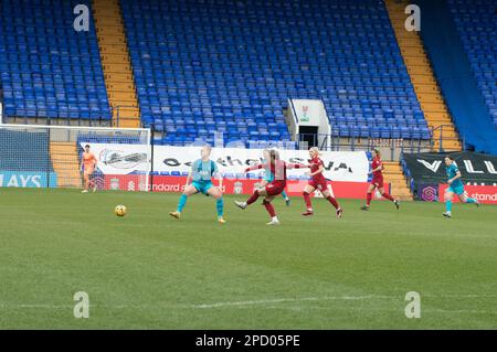 WSL Liverpool V Tottenham Hotspur au stade de Prenton Park, Liverpool score 2-1 à Liverpool (Terry Scott/SPP) crédit: SPP Sport Press photo. /Alamy Live News Banque D'Images