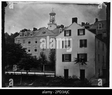 Emmitsburg, Maryland. Mount Saint Mary's College. Photographies de guerre civile, 1861-1865 . États-Unis, Histoire, Guerre civile, 1861-1865. Banque D'Images