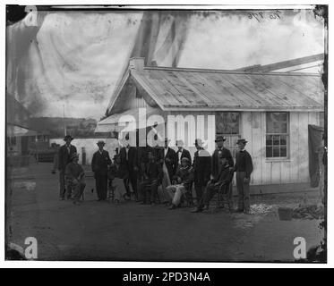 Washington, District de Columbia. Bureau de Quartermaster au quai 7th Street. Photographies de guerre civile, 1861-1865 . États-Unis, Histoire, Guerre civile, 1861-1865. Banque D'Images