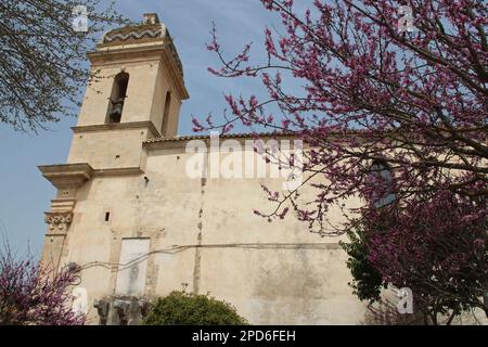 Ancienne église (San Vincenzo Ferreri) à ragusa en sicile (italie) Banque D'Images