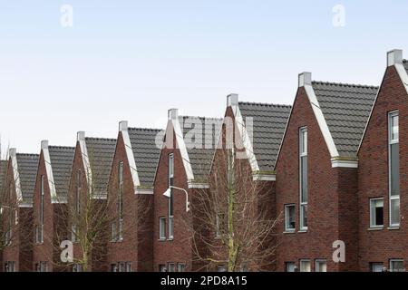 Nouveaux bâtiments résidentiels modernes dans le quartier de Vathorst à Amersfoort. Banque D'Images