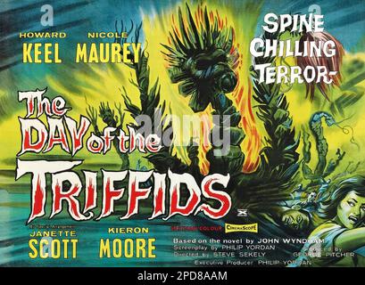 JOUR DES TRIFFIDS 1963 classement Organisation film Banque D'Images