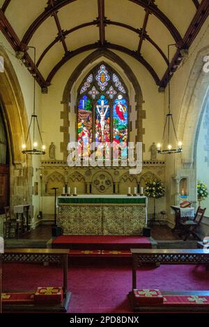 Église Saint-Pierre et Saint-Paul, la rue, Borden, Kent, Angleterre Banque D'Images