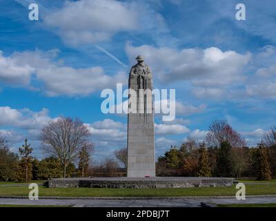 Mémorial canadien St.Julien, Ieper (Ypres), Belgique Banque D'Images