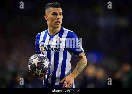 14th mars 2023: Stade de Dragoa, Porto, Portugal: Ligue des champions de football, FC Porto contre Inter Milan: Mateus Uribe de Porto Banque D'Images