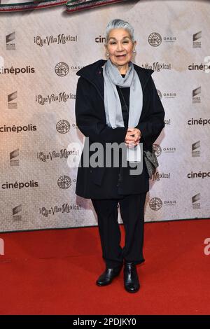 Mexico, Mexique. 14th mars 2023. L'actrice Angelina Pelaez assiste au tapis rouge de la première du film 'que Viva Mexico' au Cinepolis Oasis Coyoacan. Sur 14 mars 2023 à Mexico, Mexique. (Photo par Carlos Tischler/ Eyepix Group/NurPhoto) Credit: NurPhoto SRL/Alay Live News Banque D'Images