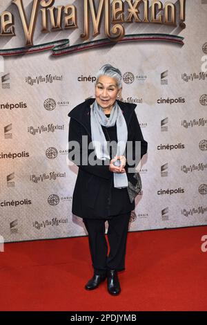 Mexico, Mexique. 14th mars 2023. L'actrice Angelina Pelaez assiste au tapis rouge de ''˜que Viva Mexico' film Premiere au Cinepolis Oasis Coyoacan. Sur 14 mars 2023 à Mexico, Mexique. (Credit image: © Carlos Tischler/eyepix via ZUMA Press Wire) USAGE ÉDITORIAL SEULEMENT! Non destiné À un usage commercial ! Banque D'Images