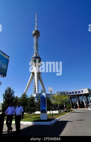 Tour de télévision Tashkent. Tachkent, Ouzbékistan. Banque D'Images