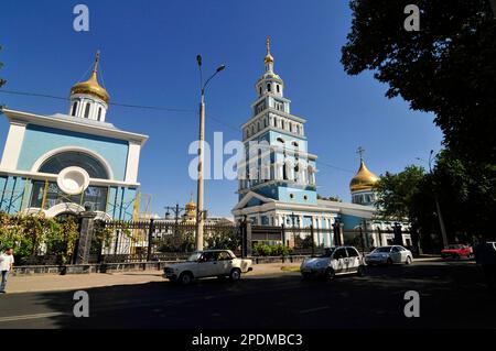 Cathédrale de l'Assomption de la Vierge à Tachkent, Ouzbékistan. Banque D'Images