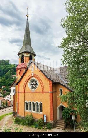 Belle église à Triberg en Allemagne Banque D'Images