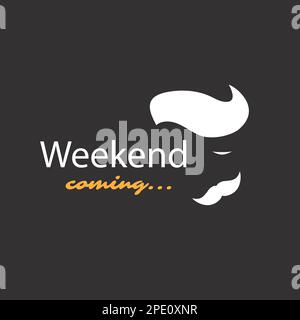Week-end bientôt disponible - Illustration vectorielle Illustration de Vecteur